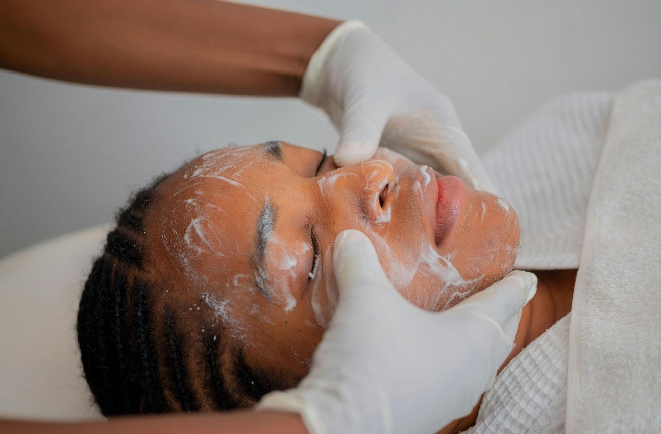Glow, texture and medi-facial treatment visual